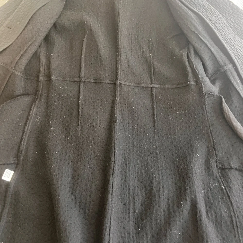 Jill McGowen Black Button-Up Coat - Picture 5 of 12